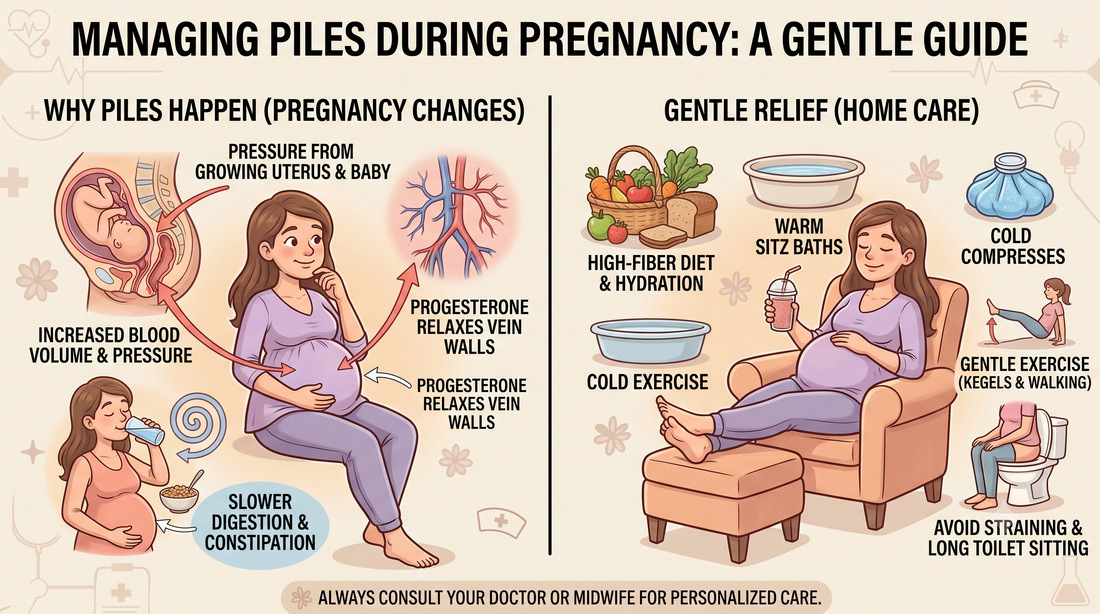 Piles During Pregnancy: Causes, Symptoms, Prevention and Safe Treatment Options