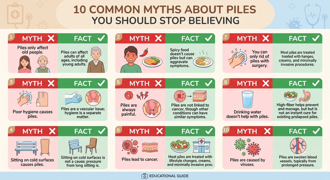 10 Common Myths About Piles You Should Stop Believing